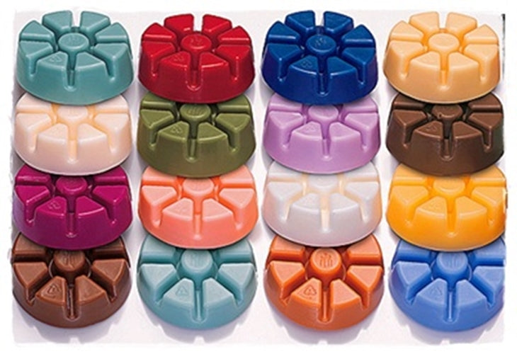 PartyLite Collection of Novelty 6 Piece Square Wax Melt Containers