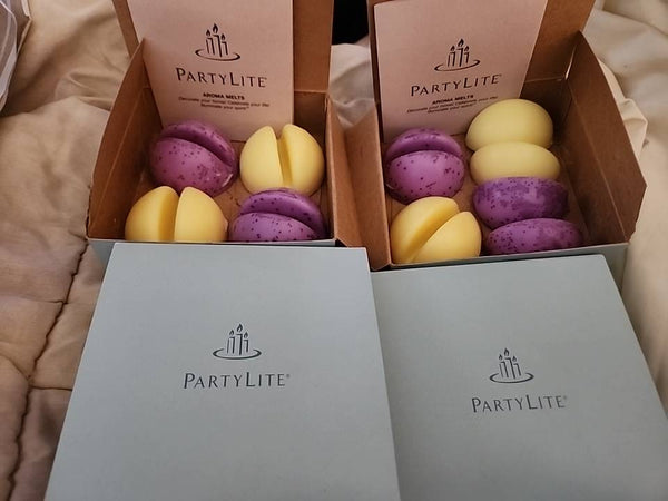 PARTYLITE 4 BXS 16 SCENT PLUS MELTS ROUND AROMA WAX FRAGRANCE MELT HOCUS POCUS