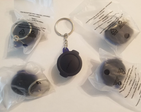 TUPPERWARE 5 RARE Mini MULTI SMART COOKER Key Chain ROYAL BLUE NEW