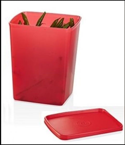 TUPPERWARE FREEZE-IT 2 DEEP FREEZER STORAGE CONTAINERS 6-c RASPBERRY