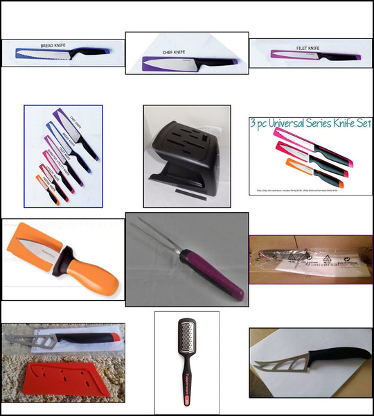 TUPPERWARE CHEF SERIES II PROFESSIONAL COOKWARE 11-PIECE COMPLETE SET SHIPS FREE!! - Plastic Glass and Wax ~ PGW