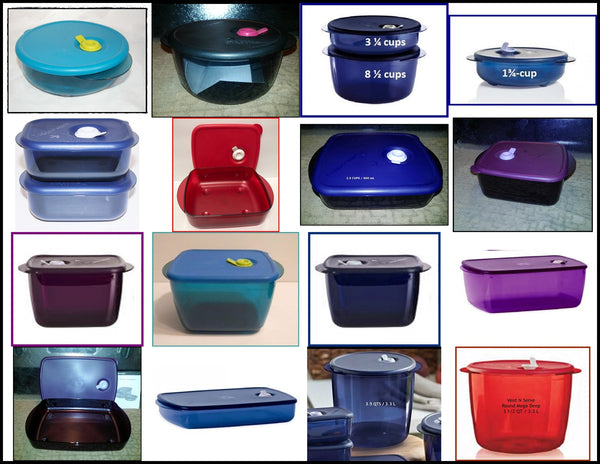 Tupperware ONE (1) MICROWAVE VENT N SERVE 5-c / 1.2 L SQUARE CONTAINER GREEN APPLE