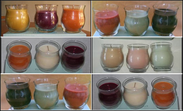 PartyLite BESTBURN LARGE PUMPKIN Glass Jar Candle APPLE ORCHARD RED RARE