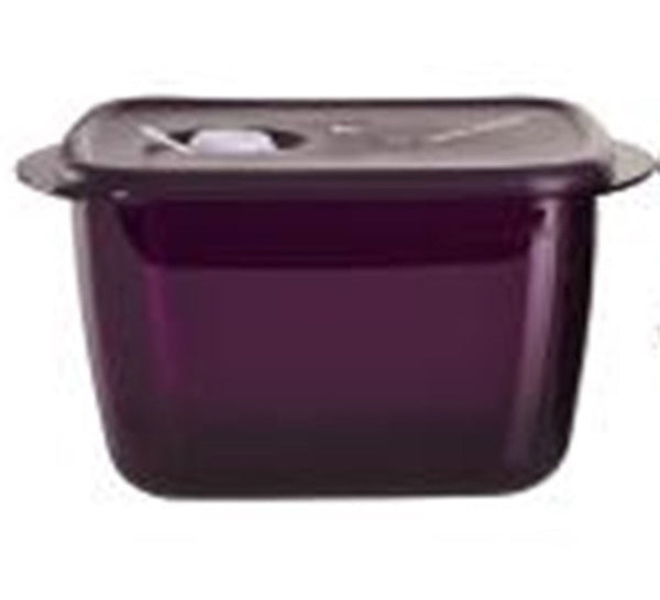 Tupperware ONE (1) MICROWAVE VENT N SERVE 5-c / 1.2 L SQUARE CONTAINER GREEN APPLE