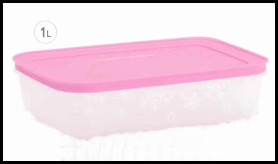 TUPPERWARE FREEZER MATES PLUS SNOWFLAKE STORAGE CONTAINER MED
