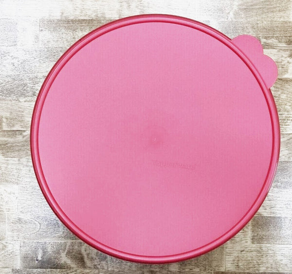 TUPPERWARE FIX N MIX 26-c EXTRA LARGE MIXING SERVING MERLOT BOWL W/ WINE SEAL