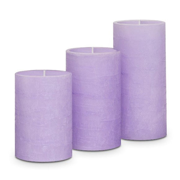 PartyLite GLOLITE GLOW LIGHT PILLAR GARDEN TRIO 3x4 3x5 3x6 GERANIUM CITRONELLA