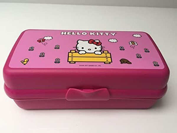 TUPPERWARE 4-Pc HELLO KITTY Lunch Set 11-oz Flip Top Tumbler - 1 Lg - 2 Sm Packables