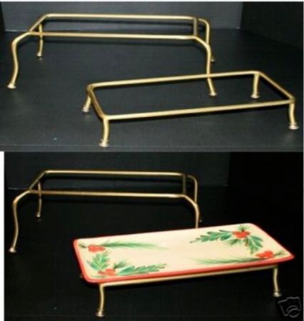 SOUTHERN LIVING @ HOME WH MOUNT VERNON PINE SPRIG TRAY GREEN RECTANGLE SERVING