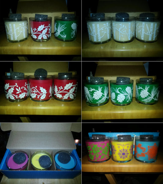 PartyLite BESTBURN LARGE PUMPKIN Glass Jar Candle APPLE ORCHARD RED RARE