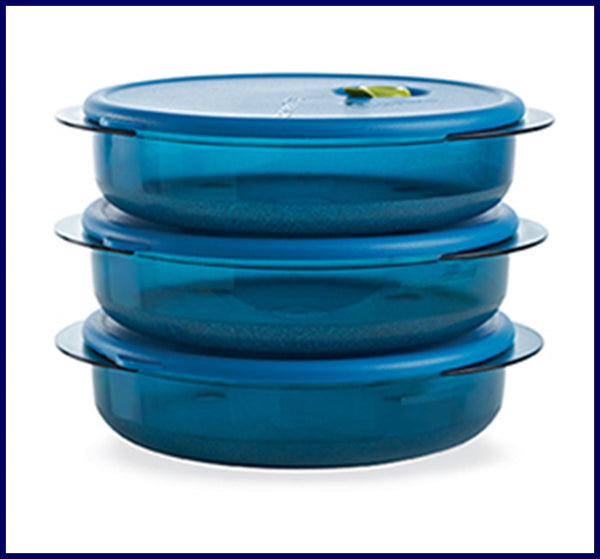 Tupperware ONE (1) MICROWAVE VENT N SERVE 5-c / 1.2 L SQUARE CONTAINER GREEN APPLE