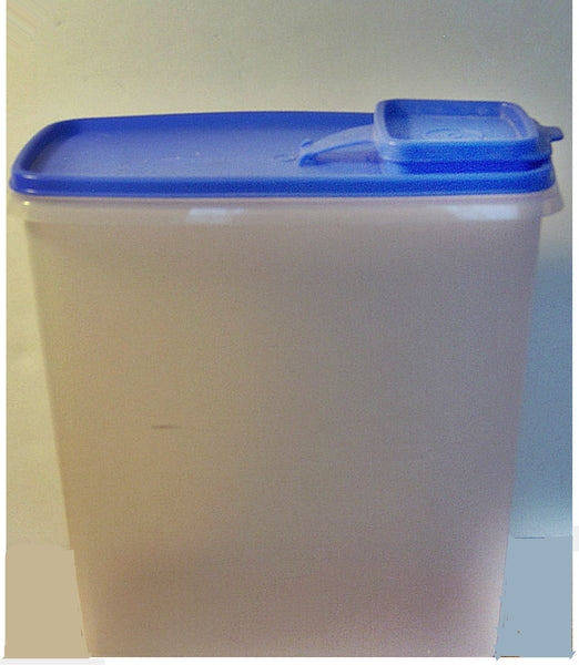 TUPPERWARE MODULAR MATES SUPER CEREAL STORER Keeper Container 20-c BOLD N BLUE
