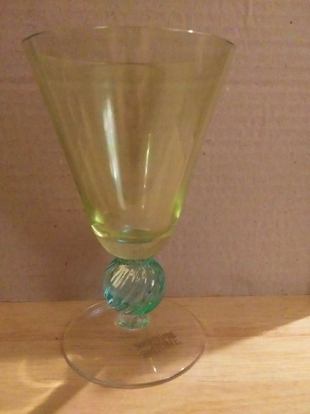 SOUTHERN LIVING AT HOME SHORT TANGO COLORED GLASS STEMWARE SET / 4 8-oz ea