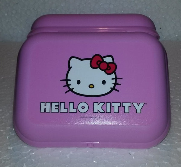 TUPPERWARE 4-Pc HELLO KITTY Lunch Set 11-oz Flip Top Tumbler - 1 Lg - 2 Sm Packables