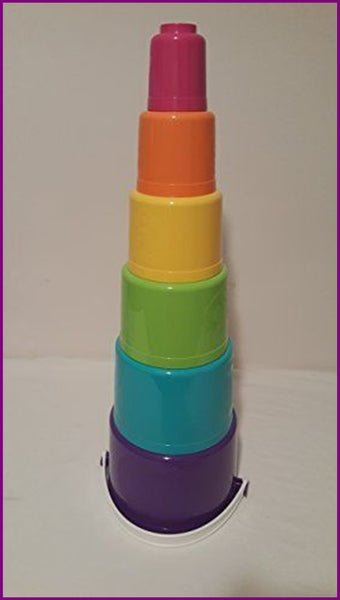 Tupperware TOTE-EM PAILS TOY KIDS EDUCATIONAL CARRY ALL BEACH BUCKETS - Plastic Glass and Wax ~ PGW