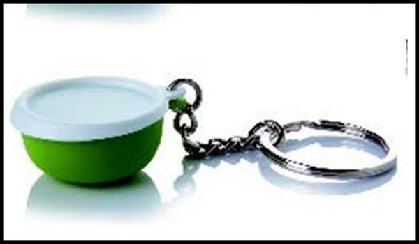 Tupperware ONE (1) Mini Shape-O-Toy Key Chain / Keychain / Rare Party Favor - Plastic Glass and Wax ~ PGW