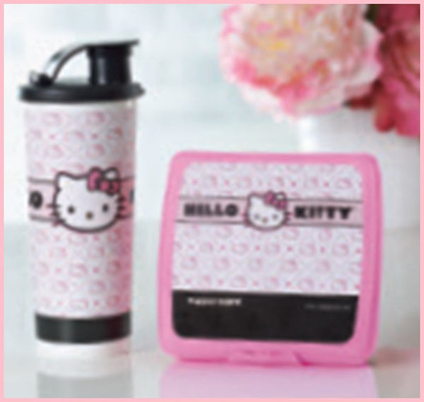 TUPPERWARE HELLO KITTY SPECIALTY COLLECTION OF YOUR CHOICE TUMBLERS CANISTERS - Plastic Glass and Wax ~ PGW