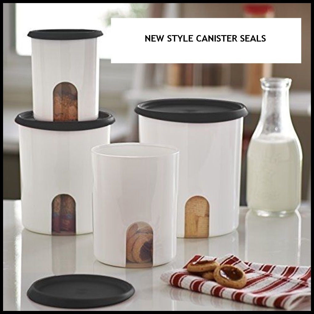 Tupperware Nesting Canisters Classic Sheer With Seals 