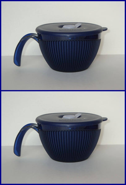 Tupperware ONE (1) MICROWAVE VENT N SERVE 3.25-c / 800mL ROUND CONTAINER NEW