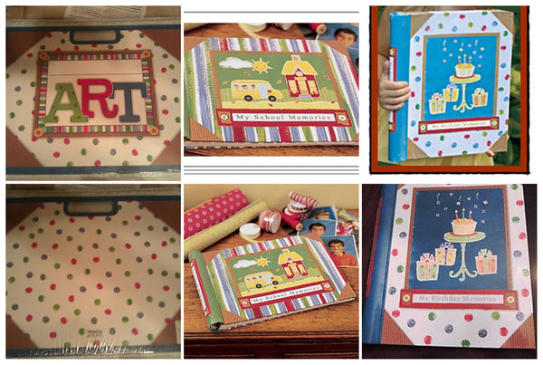 SOUTHERN LIVING ORIGINAL MY SCHOOL PHOTO ALBUM COLLECTIBLE PICTURE BOOK SCRAPBOOK - Plastic Glass and Wax ~ PGW