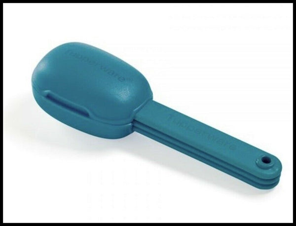 Tupperware ON THE GO ALL IN ONE CUTLERY SET w/ Travel Case IN PEACOCK TEAL