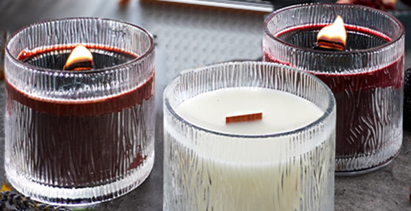 PartyLite Nature's Light Large Round Jar Boxed Candle w/ Crackling Wooden Wick ISLAND DRIFTWOOD - Plastic Glass and Wax