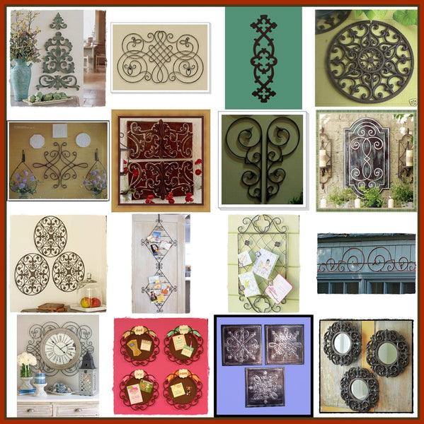 SOUTHERN LIVING AT HOME S/2 ABERDEEN RECTANGLE DECORATIVE WALL PLAQUE / ART