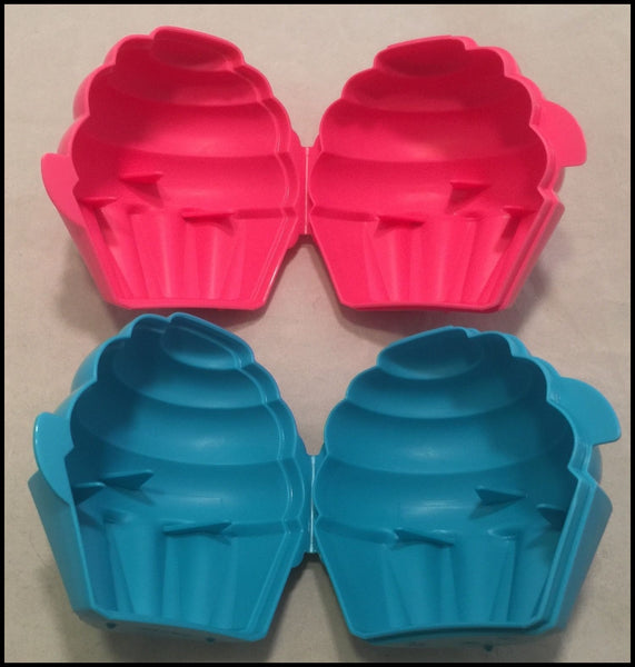 TUPPERWARE TANGERINE ORANGE Shaped Refrigerator Locker 2 PIECE Novelty Keeper