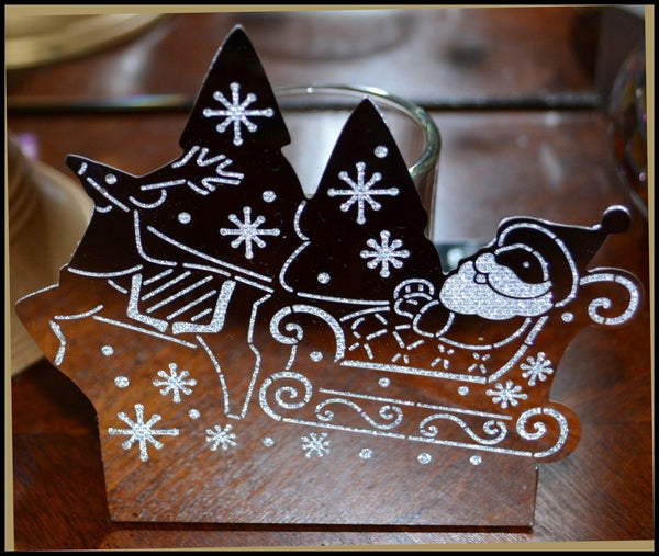 PARTYLITE ENCHANTED CELEBRATION SILVER MESH METAL TEALIGHT VOTIVE HURRICANE HOLDER