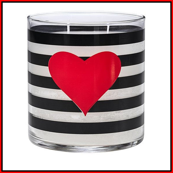 PartyLite GLOLITE GLOW LIGHT 2-Wick Round Glass Jar Boxed Candle  ICED SNOWBERRIES WHITE