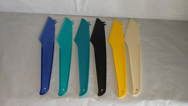 Tupperware 1 COLORED MULTI-PURPOSE NOVELTY GADGET CHEESE SLICER KNIFE SERVER