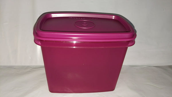 TUPPERWARE 1 PURPLE Purplicious Shelf Saver 800mL Rectangle Storage Container Keeper w/ Seal