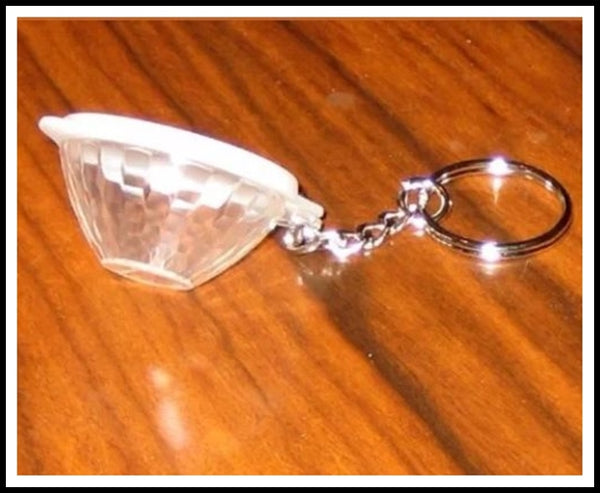 TUPPERWARE 1 Mini RARE ICED PRISM BOWL KeyChain w/ SHEER SEAL NEW