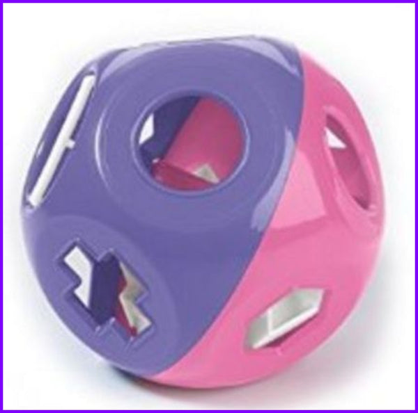 Tupperware ORIGINAL SHAPE-O-TOY KIDS EDUCATIONAL BALL PUZZLE TAFFY BLUE MINT ICE CREAM SNOW WHITE - Plastic Glass and Wax