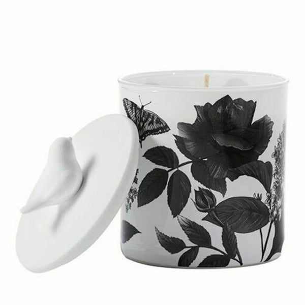 PartyLite SPRING DELIGHTS DECORATIVE LIDDED JAR CANDLE WHITE LILAC & IVY NIB