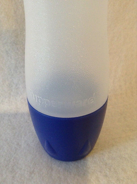 Tupperware 20-oz STOW N GO ECO SPORTS BOTTLE TUMBLER SHEER & BOLD N BLUE