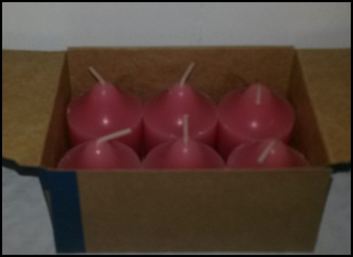 PartyLite 1 DOZEN Votive Wax Candles 2 BOXES = 12 VOTIVES ROSEWOOD