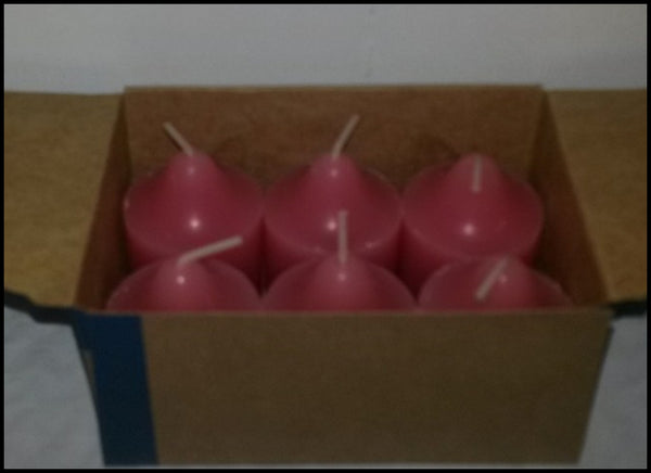 PartyLite 1 DOZEN Votive Wax Candles - 2 BOXES = 12 VOTIVES ~ ROSEWOOD