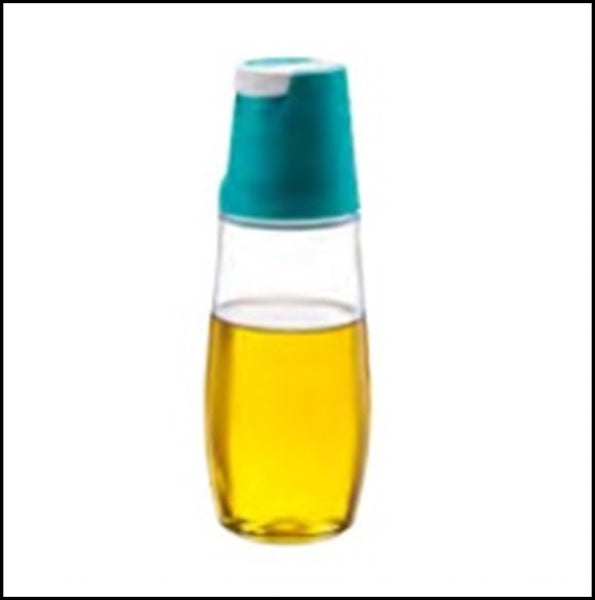 TUPPERWARE 1 TILT N SERVE COUNTERSCAPING POUR ACRYLIC CONTAINER AQUA / WHITE