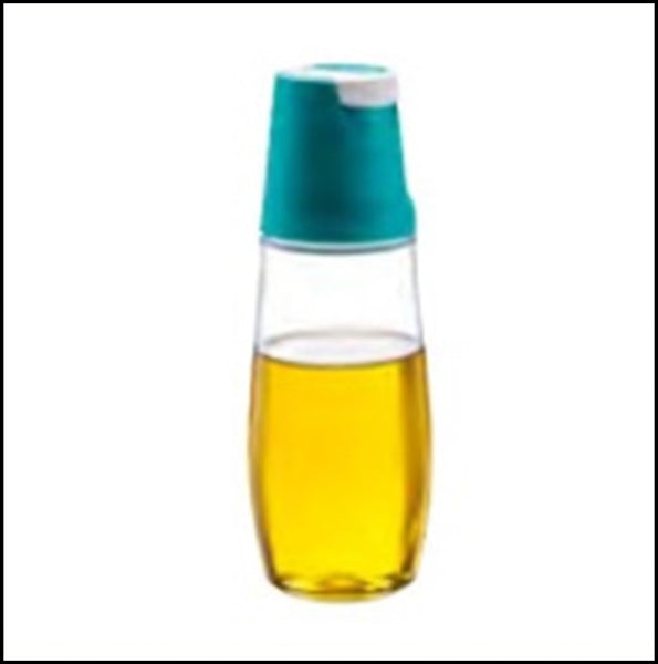 TUPPERWARE 1 TILT N SERVE COUNTERSCAPING POUR ACRYLIC CONTAINER AQUA / WHITE