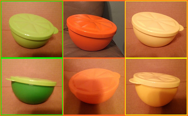 TUPPERWARE Avocado Shaped TEAL Refrigerator Locker Hinged Novelty Keeper