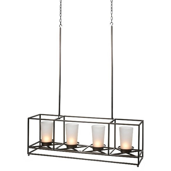 PARTYLITE ANTIQUE BRASS BRONZE WALL CROSS CANDLE HOLDER SCONCE NWOB