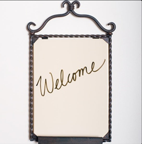 Southern Living at Home GALVESTON DRY ERASE IRON MEMO BOARD WALL HANGING