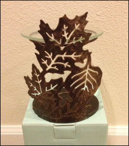 PartyLite ANTIQUE BRASS BRONZE Tealight Fragrance Scent Plus Wax Aroma Melts Warmer NIB