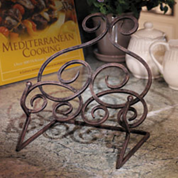 SOUTHERN LIVING @ HOME BOUNTIFUL IRON BOWL / PLATE / PLATTER / COOKBOOK STAND NIB