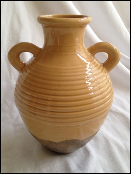 Southern Living @ HOME ONE (1) MINI RED SANDSTONE OLIVE JAR URN VASE NIB