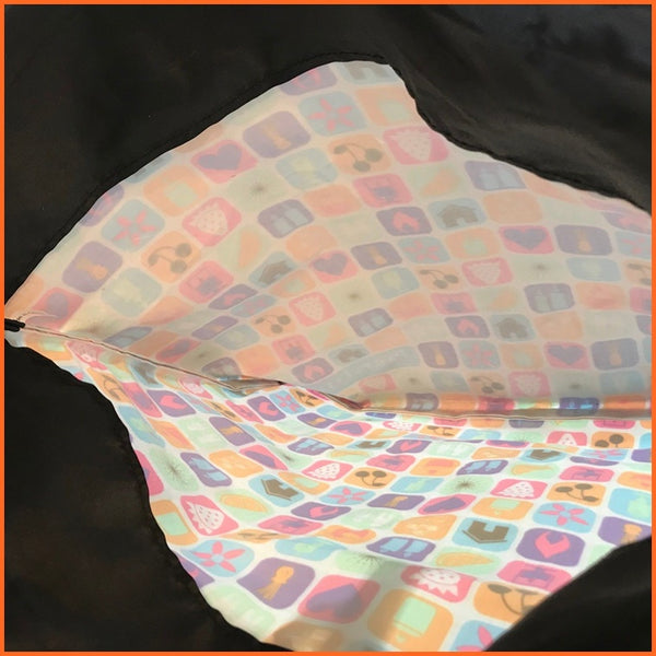 PartyLite Reusable Recyclable Large Carry All Grocery / Beach Bag Tote / Overnight On the Go Bag - Plastic Glass and Wax