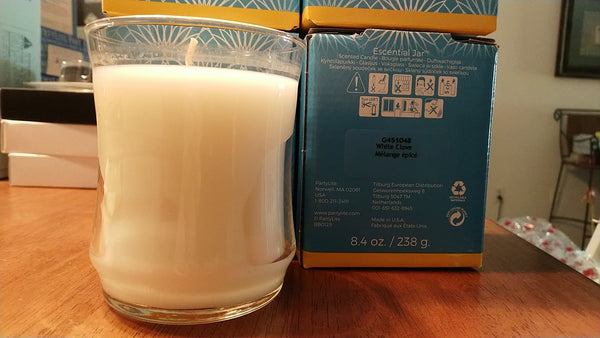 PartyLite CLASSY STYLE ESCENTIAL Round Wax Filled Jar Candle SELECT FAVORITE SCENT