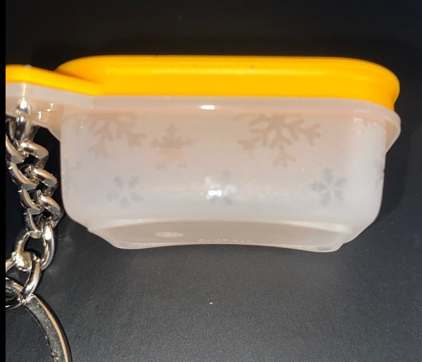 TUPPERWARE 1 Mini RARE FREEZE-IT KEY CHAIN KEYCHAIN KEEPER