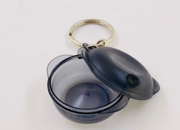 TUPPERWARE 1 Mini RARE BLACK HEAT N SERVE (BLACK VENT) KEY CHAIN KEYCHAIN KEEPER (Copy)